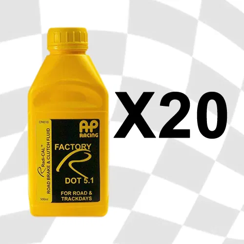 AP RACING FACTORY R DOT 5.1 FLUID (CASE OF 20 x 500ml)