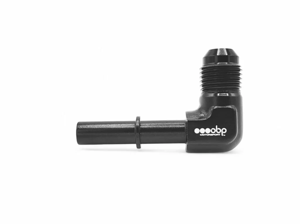 OE Fuel Line to AN / JIC Male Quick Connector 90°