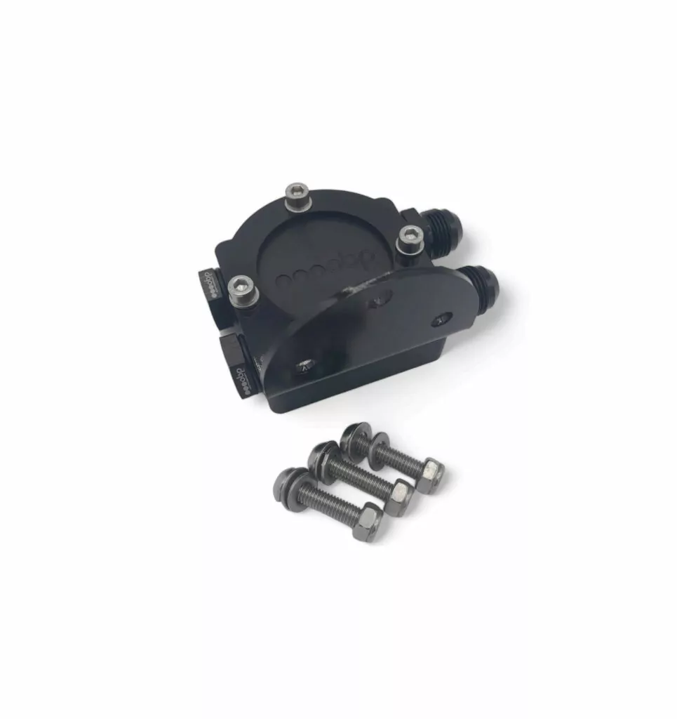 Remote Oil Filter Billet Housing - 3/4-16" UNF Centre