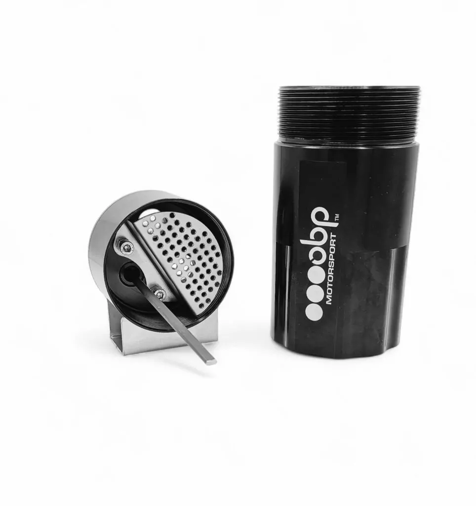 0.5 Litre V2 Splitable Bulkhead Mount Baffled Oil Catch Tank