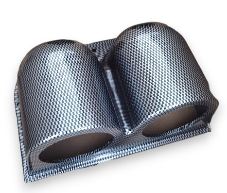 Carbon Fiber Mounting Pods - Double